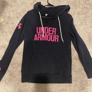 Under Armour Black Hoodie with Logo